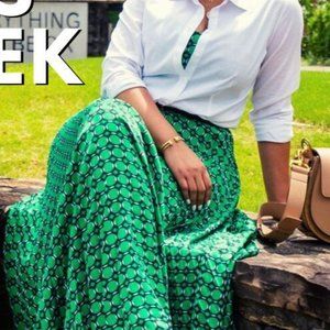 Michael Kors Resort Collection Geo print Maxi dress Size medium